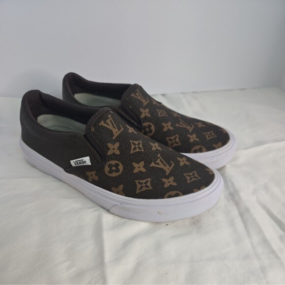 VANS Shoes - Vans Brown Slip-On Sneakers